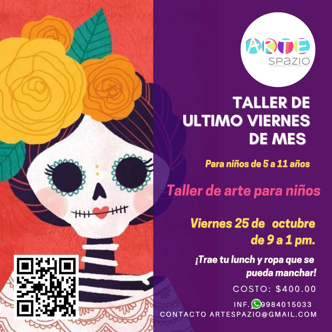 Taller de arte y manualidades ultimo viernes de mes mes consejo técnico Cancun